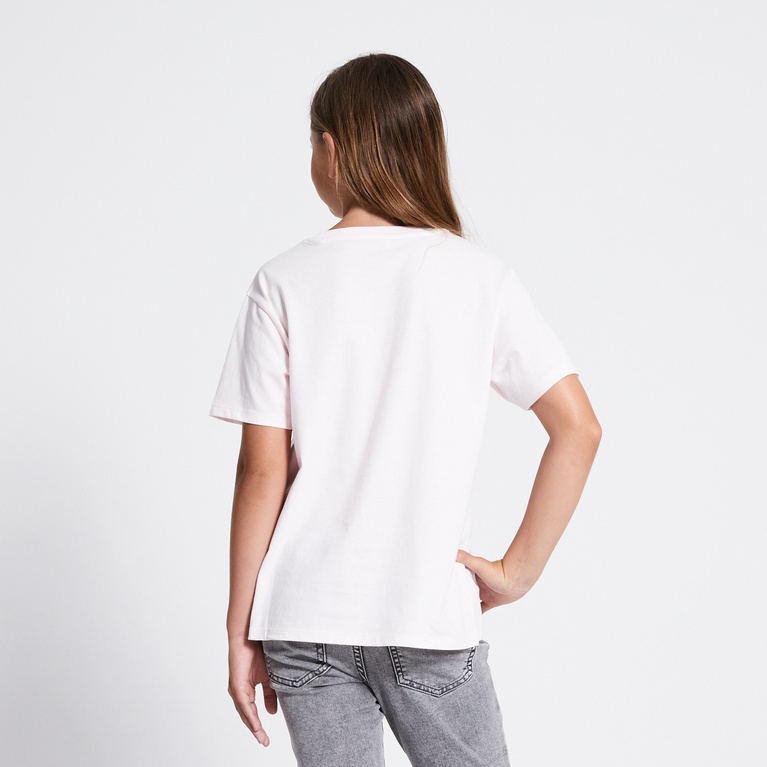 Printed tee "Dusty star" powder pink
